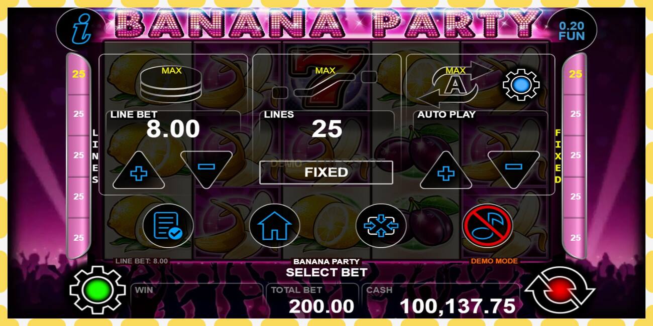 Demo slot Banana Party free and without registration, picture - 1