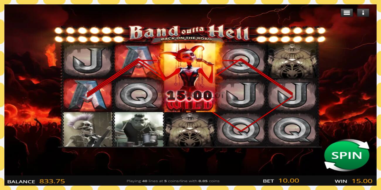 Demo slot Band Outta Hell - Back on the Road gratis og uden registrering, billede - 1