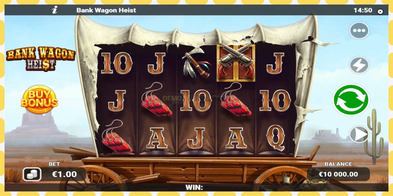 Demo slot Bank Wagon Heist gratis og uden registrering, billede - 1