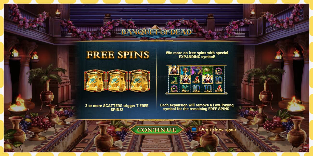 Slot demo Banquet of Dead gratuit și fără înregistrare, imagine - 1