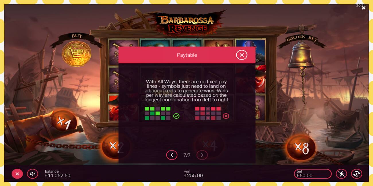 Demo slot Barbarossa Revenge free and without registration, picture - 1