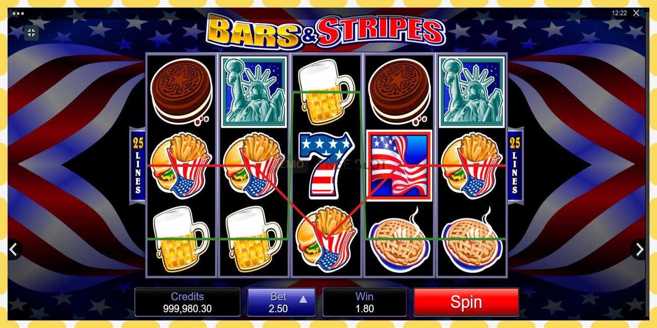 Demo slot Bars and Stripes free and without registration, picture - 1