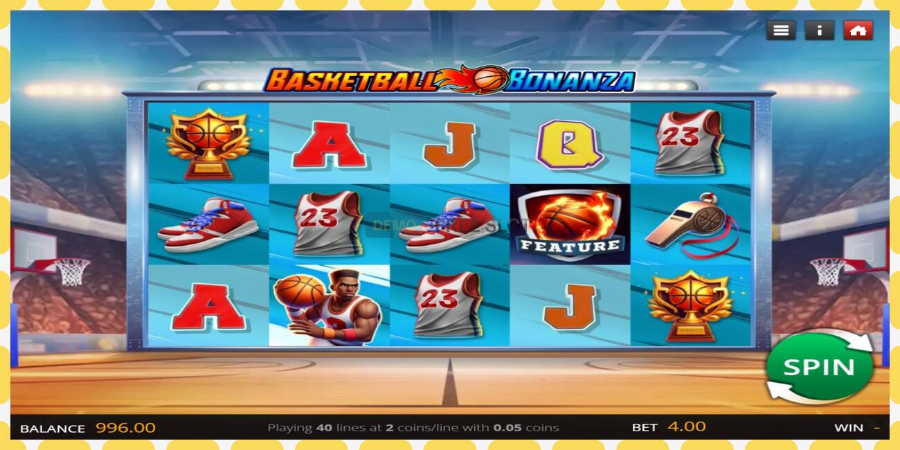 Demo slot Basketball Bonanza free and without registration, picture - 1