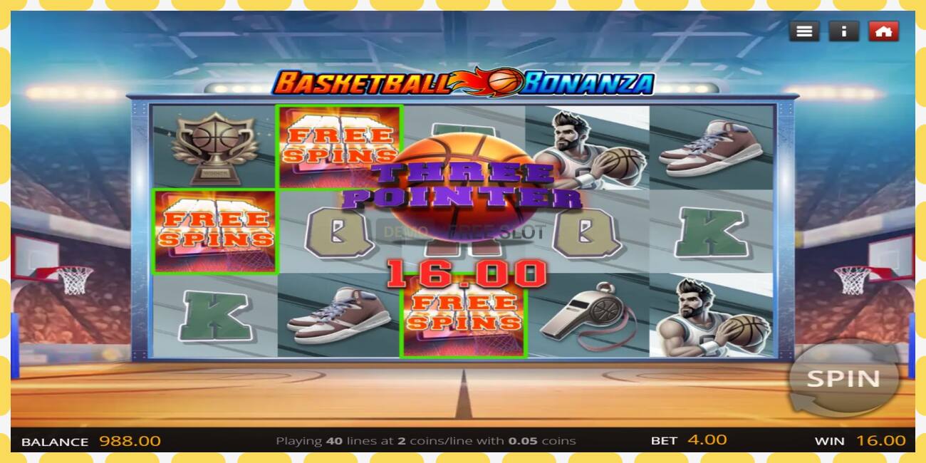 Demo slot Basketball Bonanza free and without registration, picture - 1