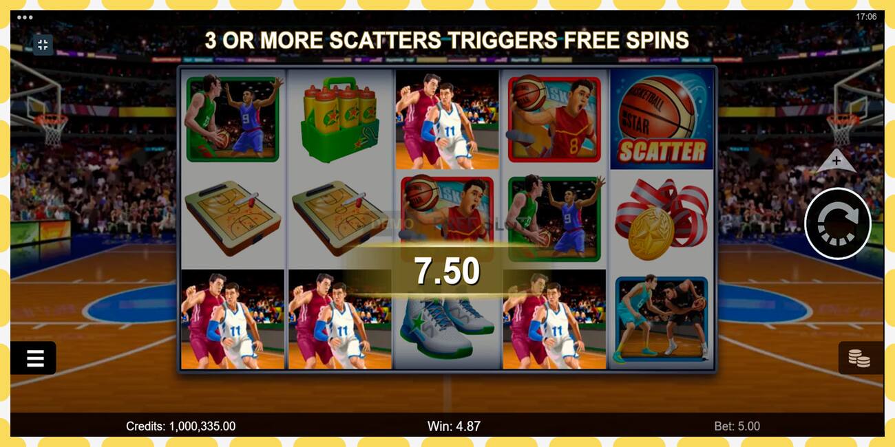 Demo slot Basketball Star free and without registration, picture - 1