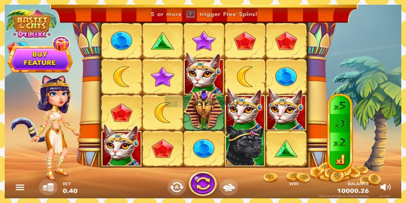 Demo slot Bastet & Cats Deluxe free and without registration, picture - 1