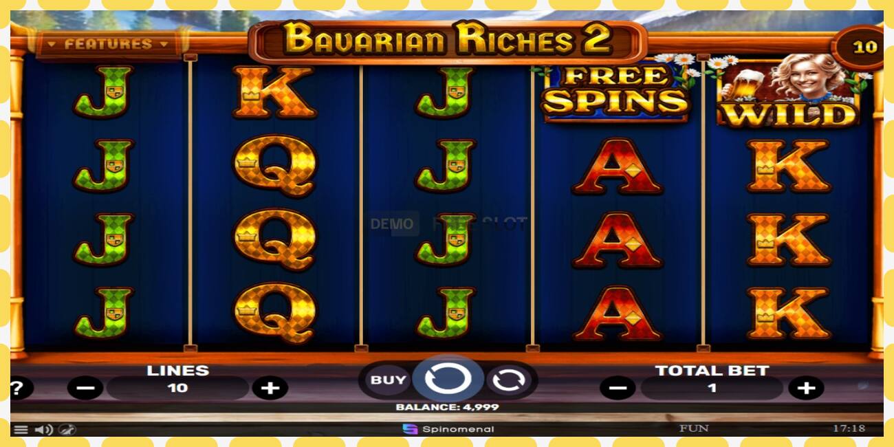 Demo slot Bavarian Riches 2 free and without registration, picture - 1