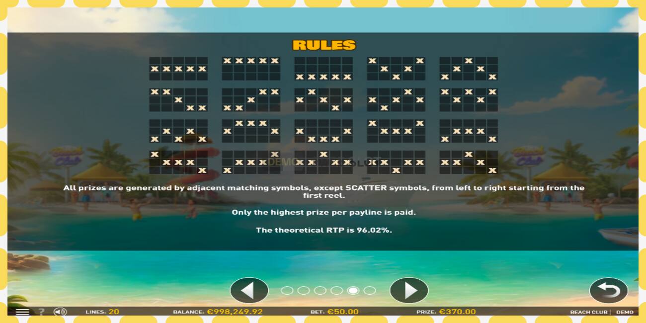 Demo slot Beach Club free and without registration, picture - 1