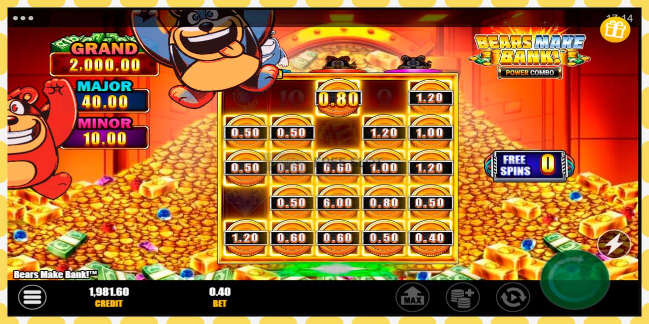 Demo slot Bears Make Bank! Power Combo free and without registration, picture - 1