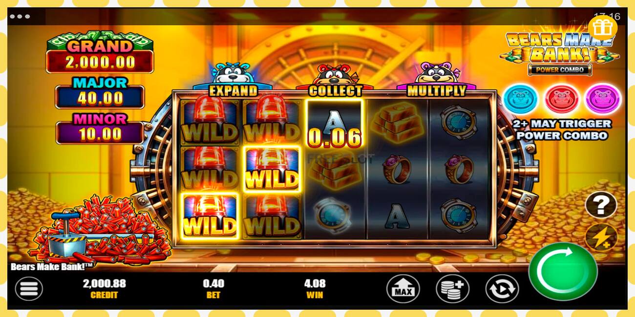 Demo slot Bears Make Bank! Power Combo free and without registration, picture - 1