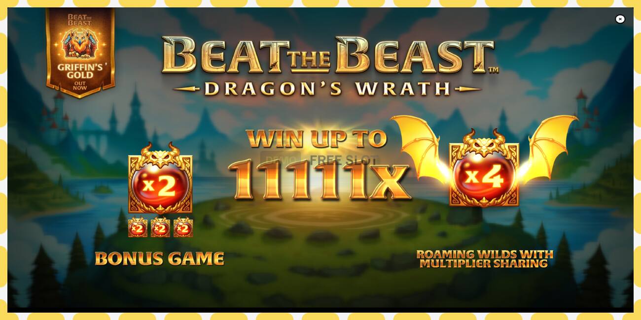 Demo slot Beat the Beast Dragons Wrath free and without registration, picture - 1