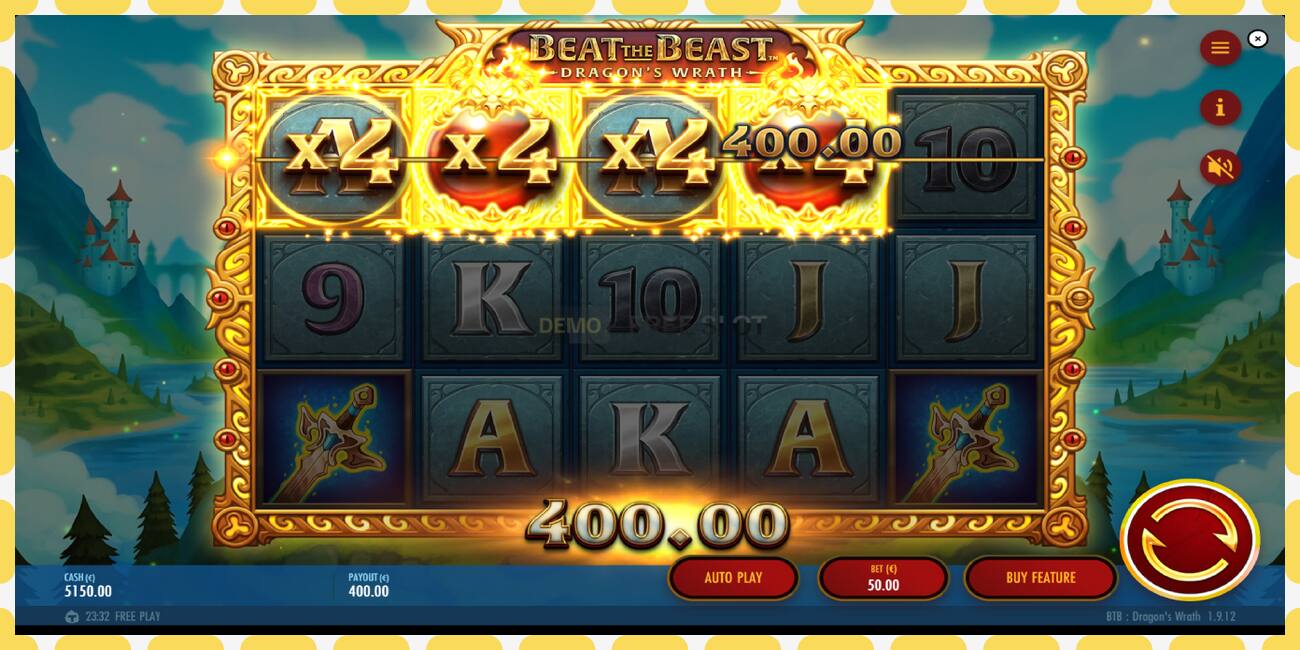 Demo slot Beat the Beast Dragons Wrath free and without registration, picture - 1