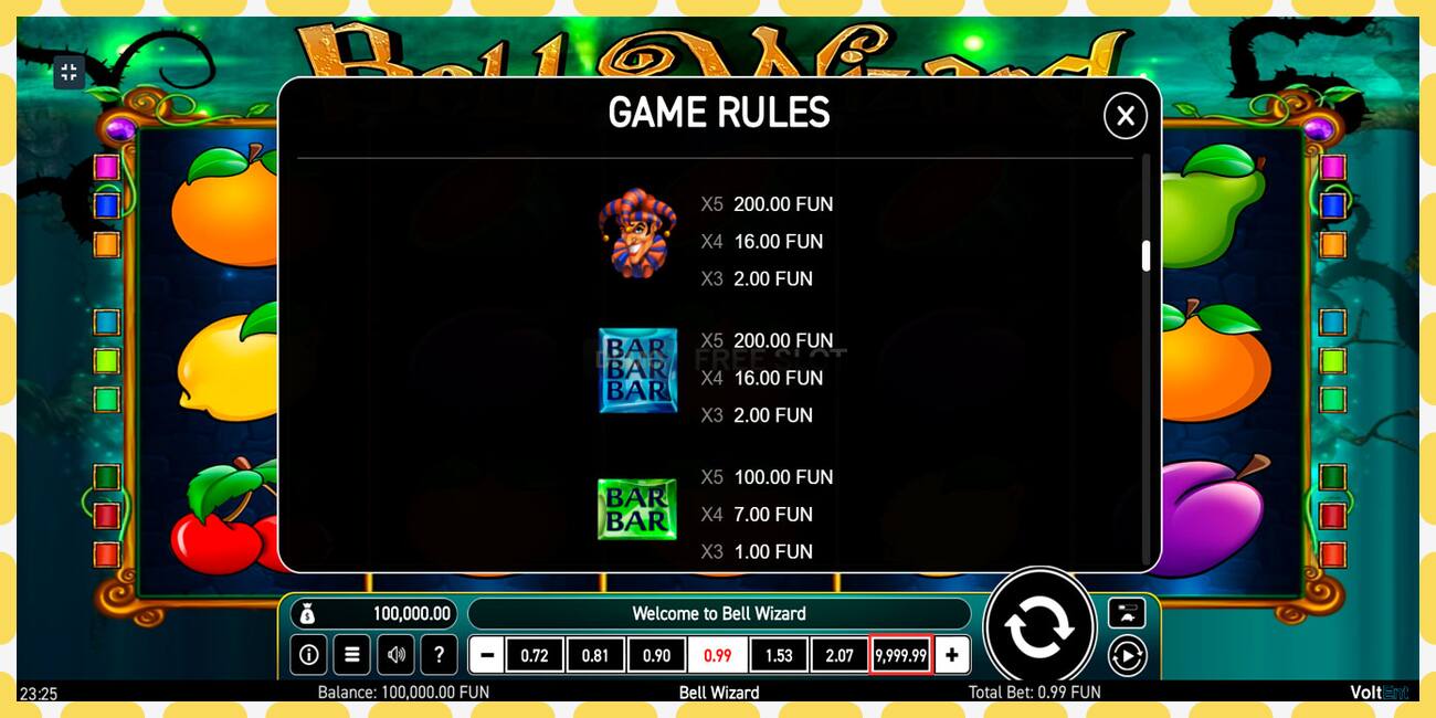 Demo slot Bell Wizard free and without registration, picture - 1