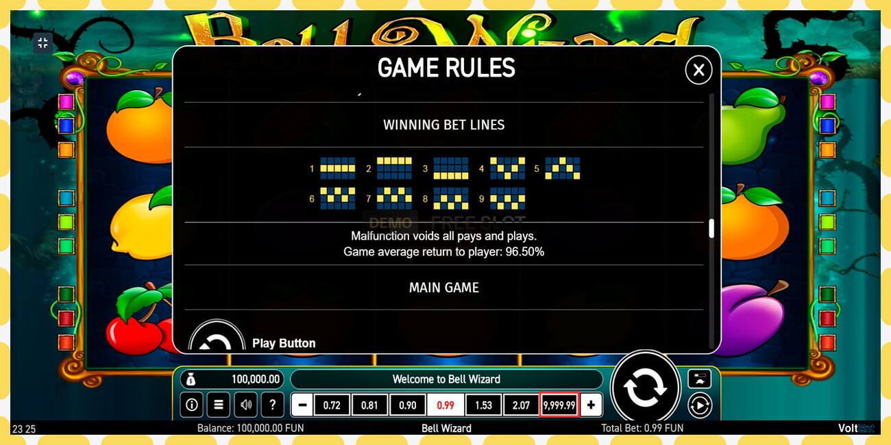 Demo slot Bell Wizard free and without registration, picture - 1