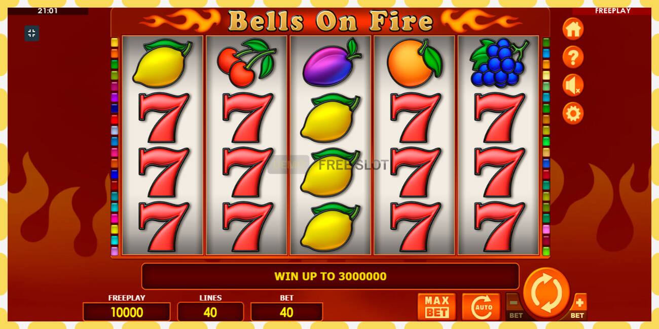 Demo slot Bells on Fire free and without registration, picture - 1