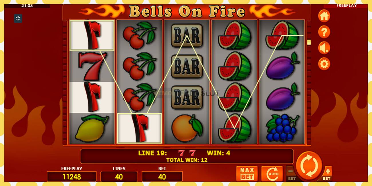 Demo slot Bells on Fire free and without registration, picture - 1