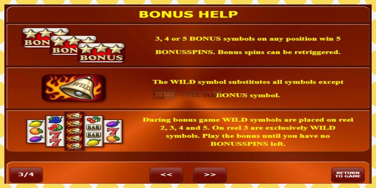 Demo slot Bells on Fire Rombo free and without registration, picture - 1