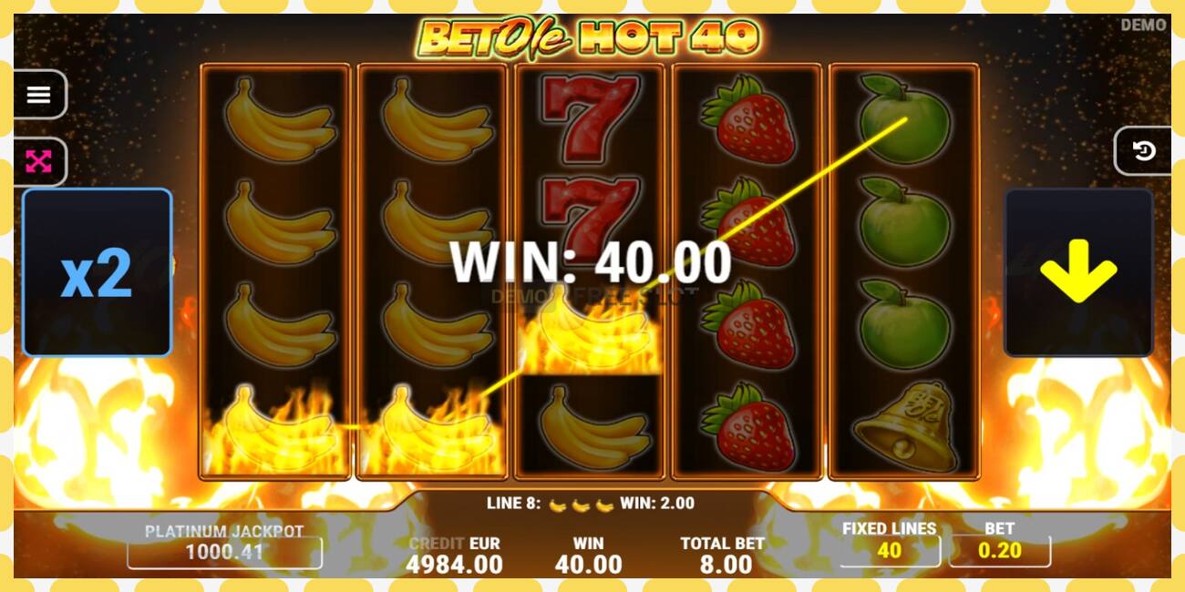 Demo slot Bet Ole Hot 40 free and without registration, picture - 1