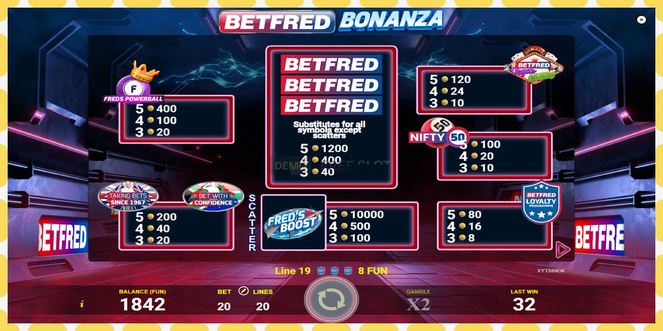 Demo slot Betfred Bonanza free and without registration, picture - 1