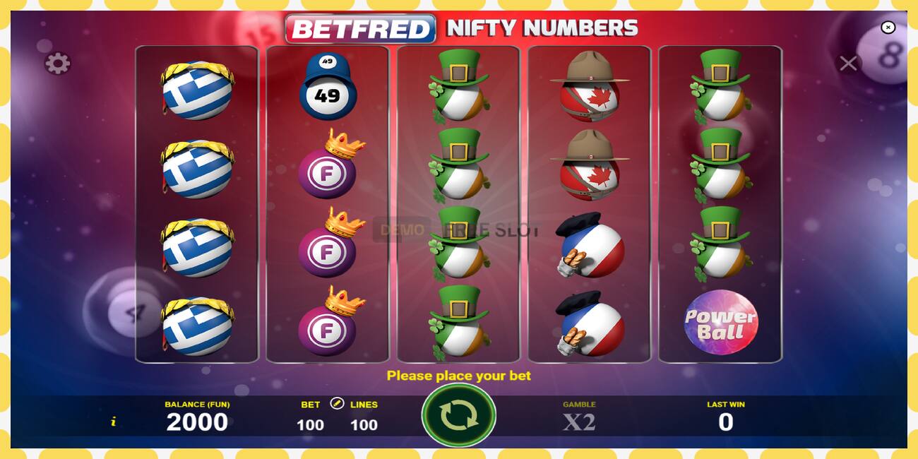 Demo slot Betfred Nifty Numbers free and without registration, picture - 1