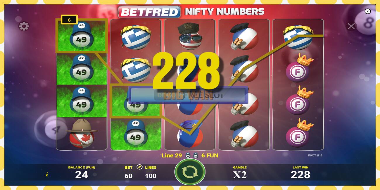 Demo slot Betfred Nifty Numbers free and without registration, picture - 1