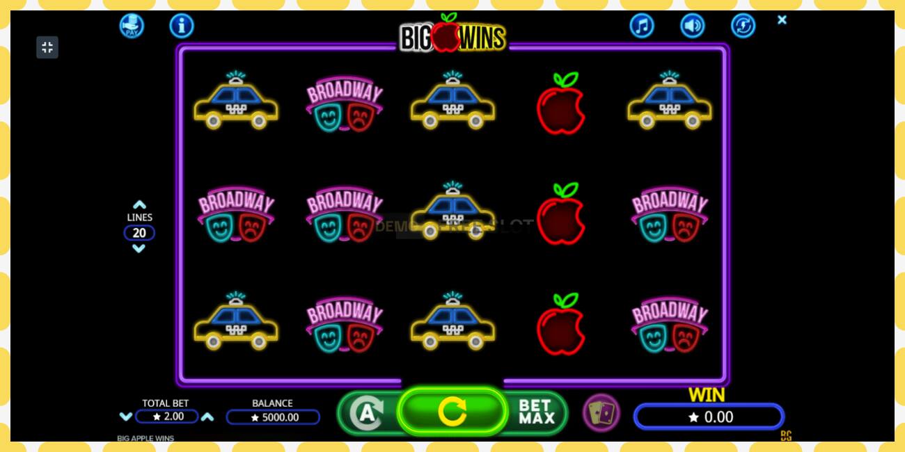 Demo slot Big Apple Wins free and without registration, picture - 1