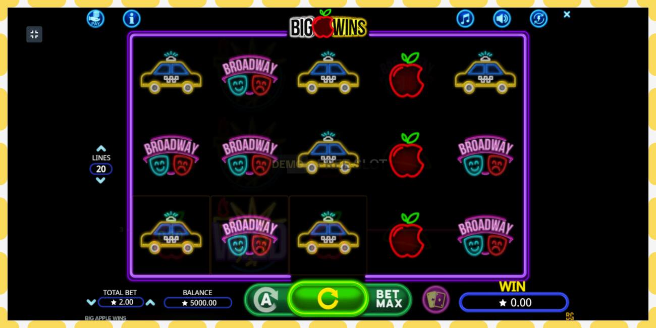 Demo slot Big Apple Wins free and without registration, picture - 1