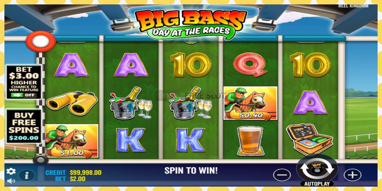 Slot demo Big Bass Day at Races gratis dan tanpa registrasi, gambar - 1