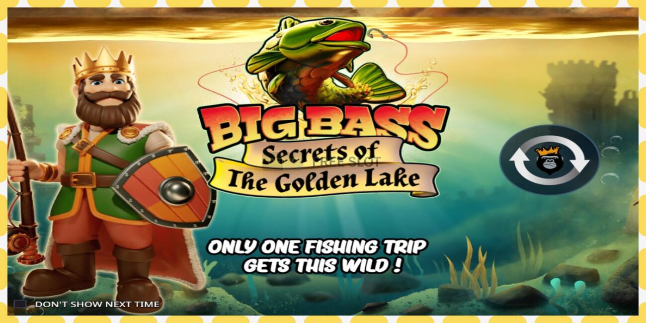 ဒီမိုအထိုင် Big Bass Secrets of the Golden Lake အခမဲ့နှင့်မှတ်ပုံတင်ခြင်းမရှိဘဲ, ပုံ - ၁