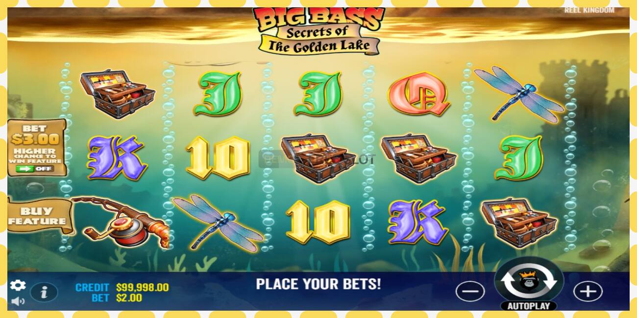 Demo slot Big Bass Secrets of the Golden Lake free and without registration, picture - 1