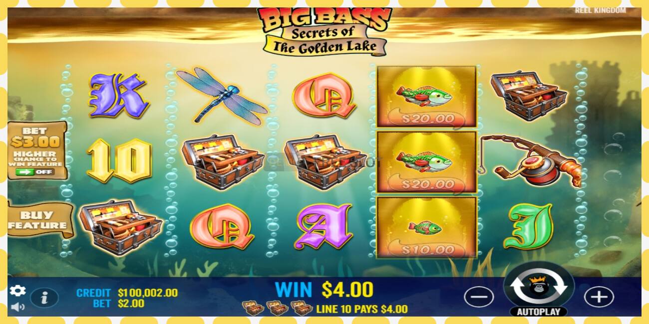 Demo slot Big Bass Secrets of the Golden Lake free and without registration, picture - 1