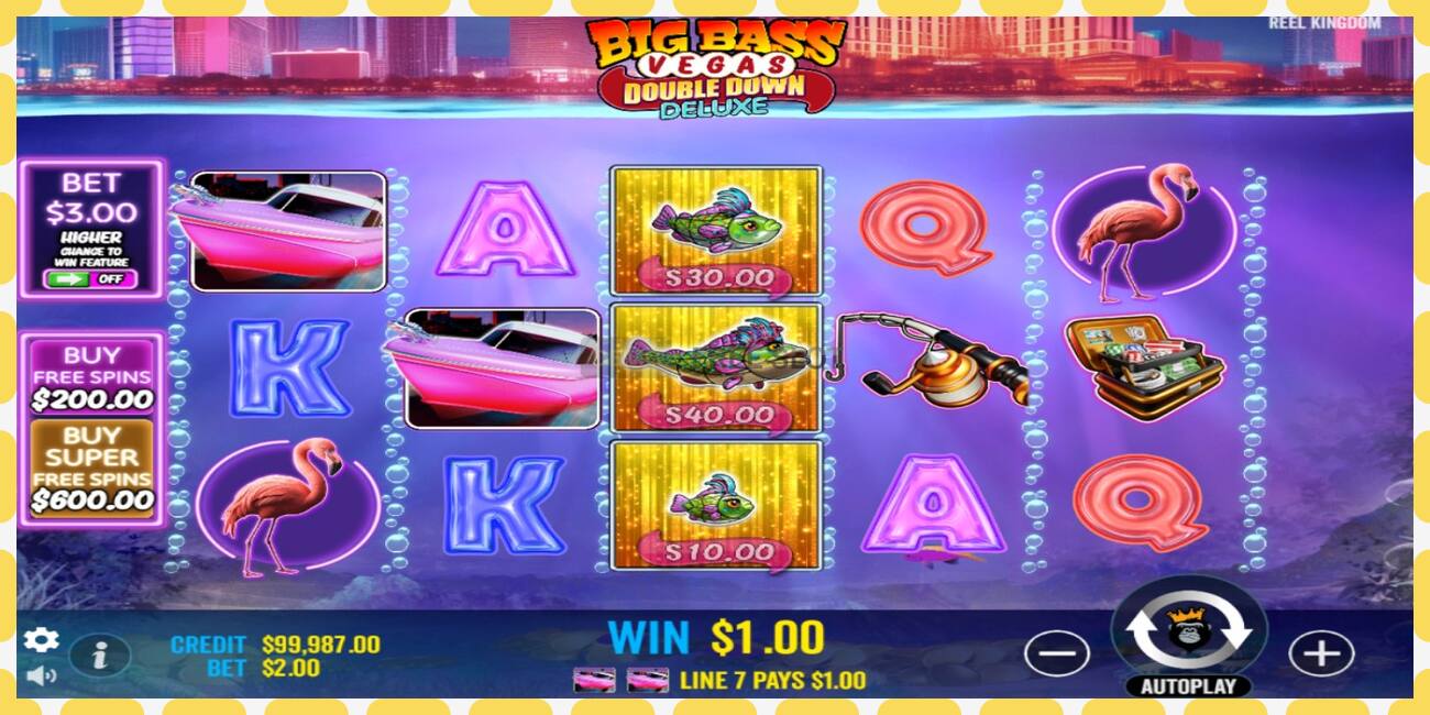 Demo slot Big Bass Vegas Double Down Deluxe free and without registration, picture - 1