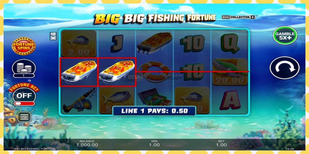 Gniazdo demonstracyjne Big Big Fishing Fortune bezpłatnie i bez rejestracji, zdjęcie - 1