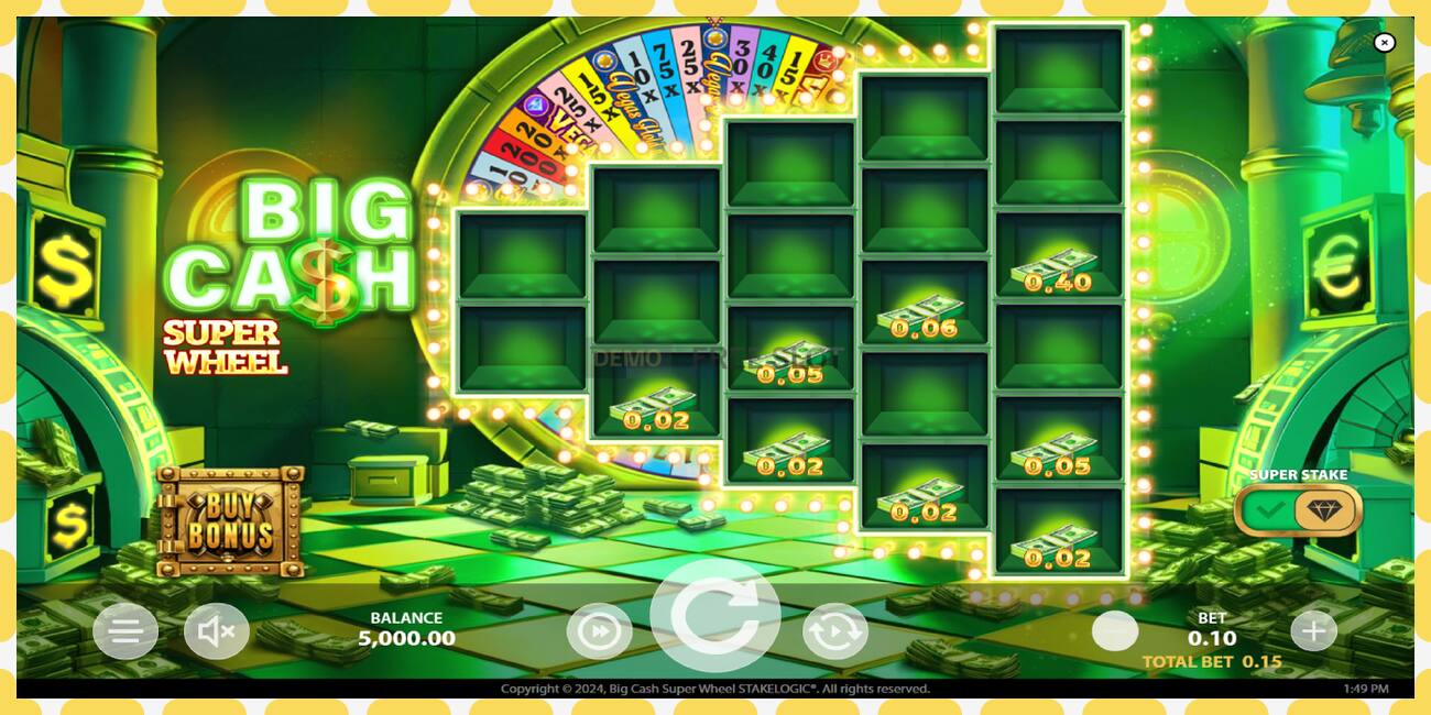 Demo slot Big Cash Super Wheel free and without registration, picture - 1