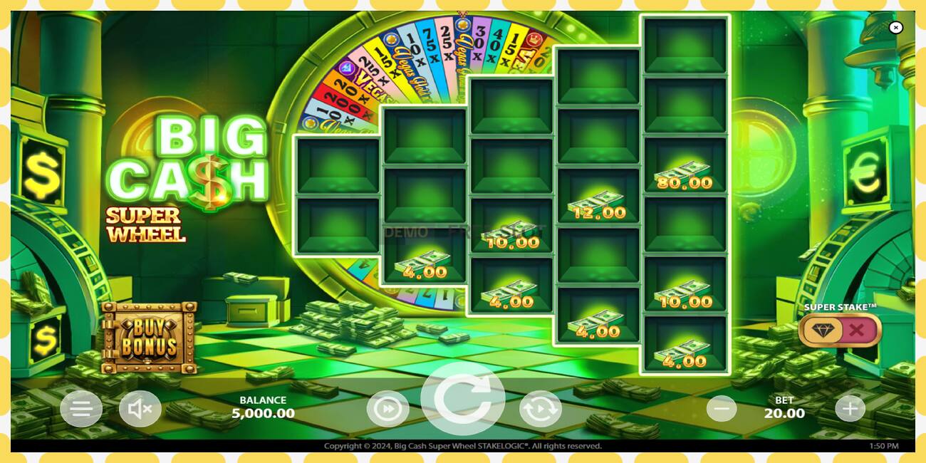 Demo slot Big Cash Super Wheel free and without registration, picture - 1