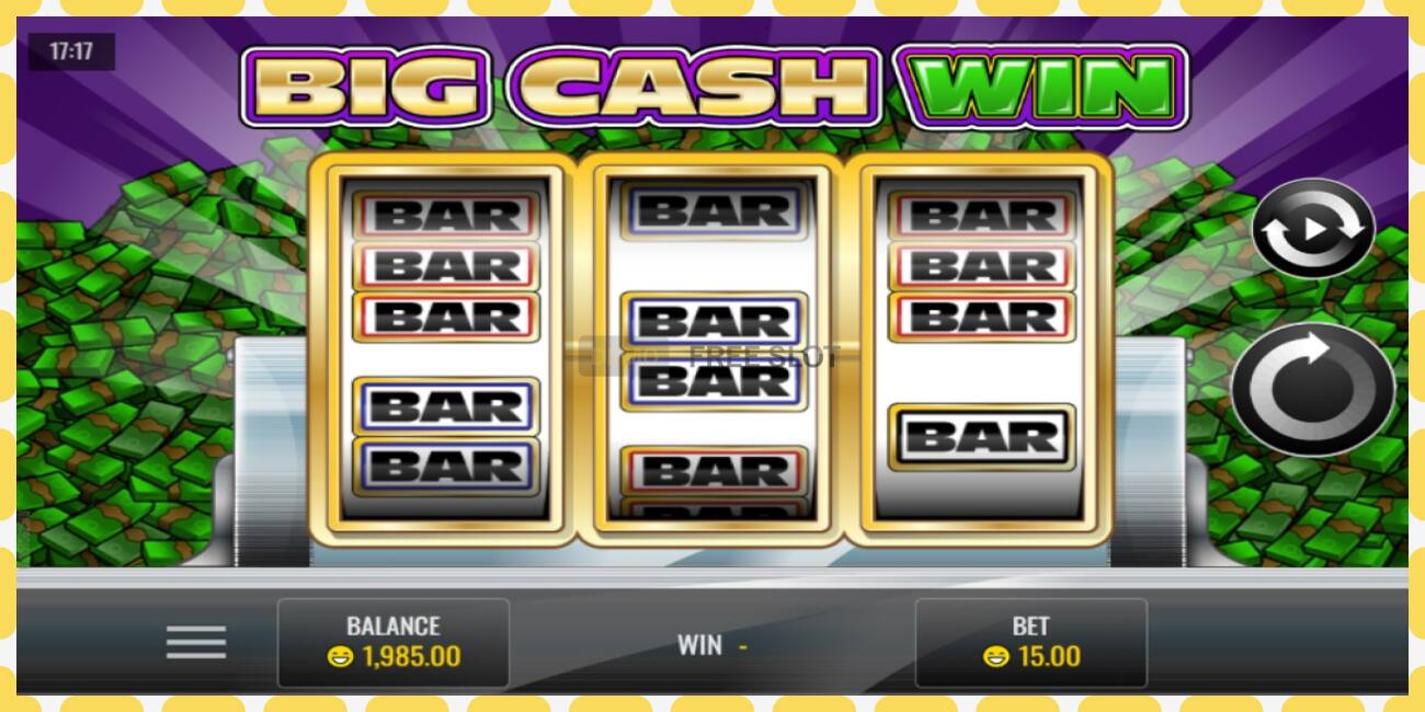 Demo slot Big Cash Win free and without registration, picture - 1