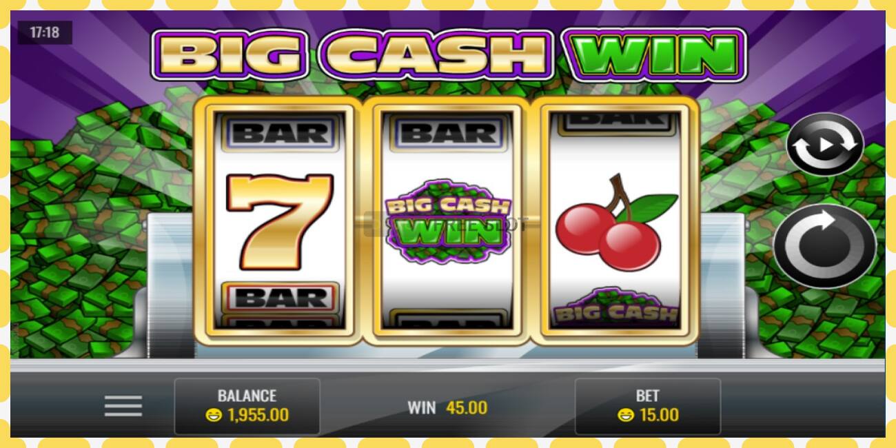 데모 슬롯 Big Cash Win 등록 없이 무료로, 그림 - 1