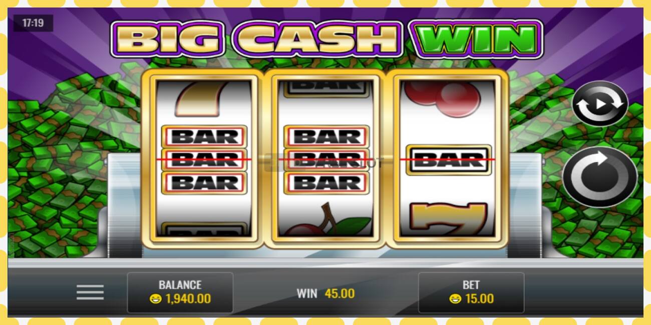 Demo slot Big Cash Win free and without registration, picture - 1