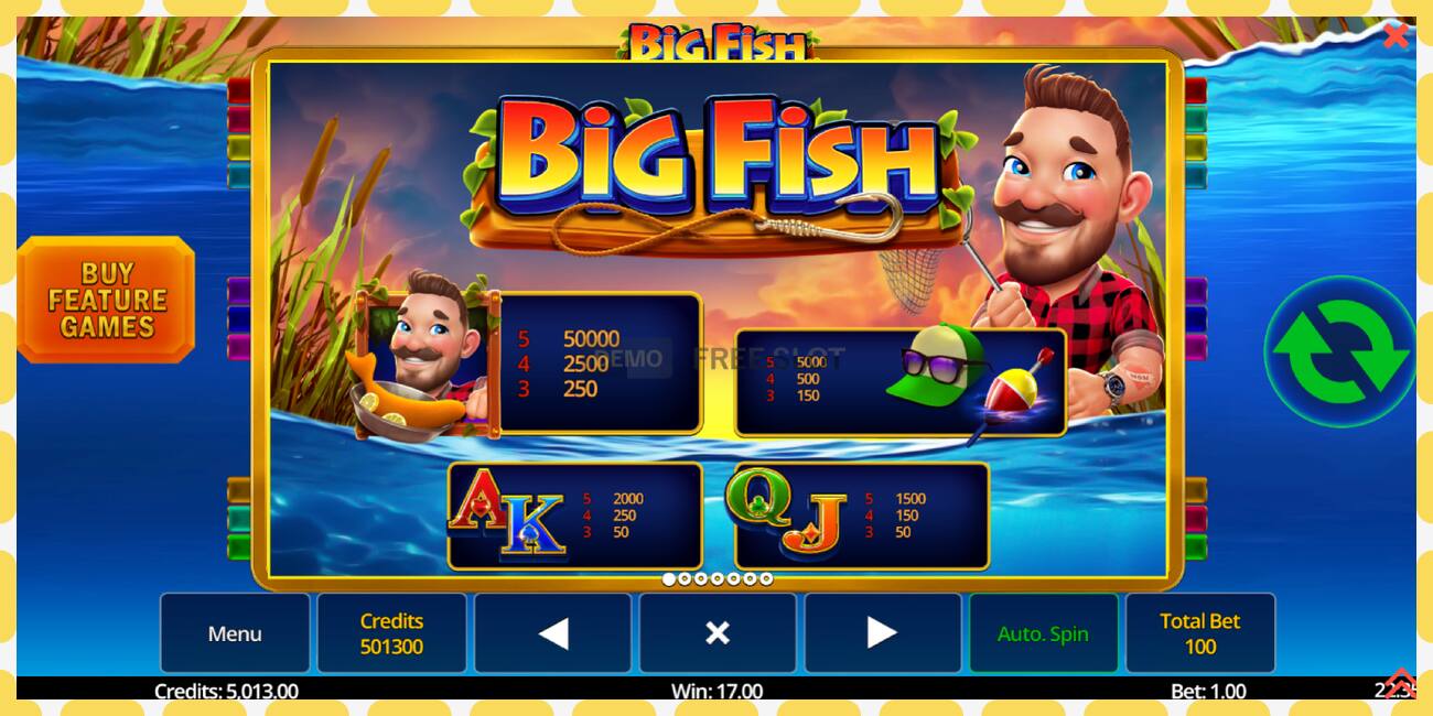 Demo-spor Big Fish gratis og uten registrering, bilde - 1