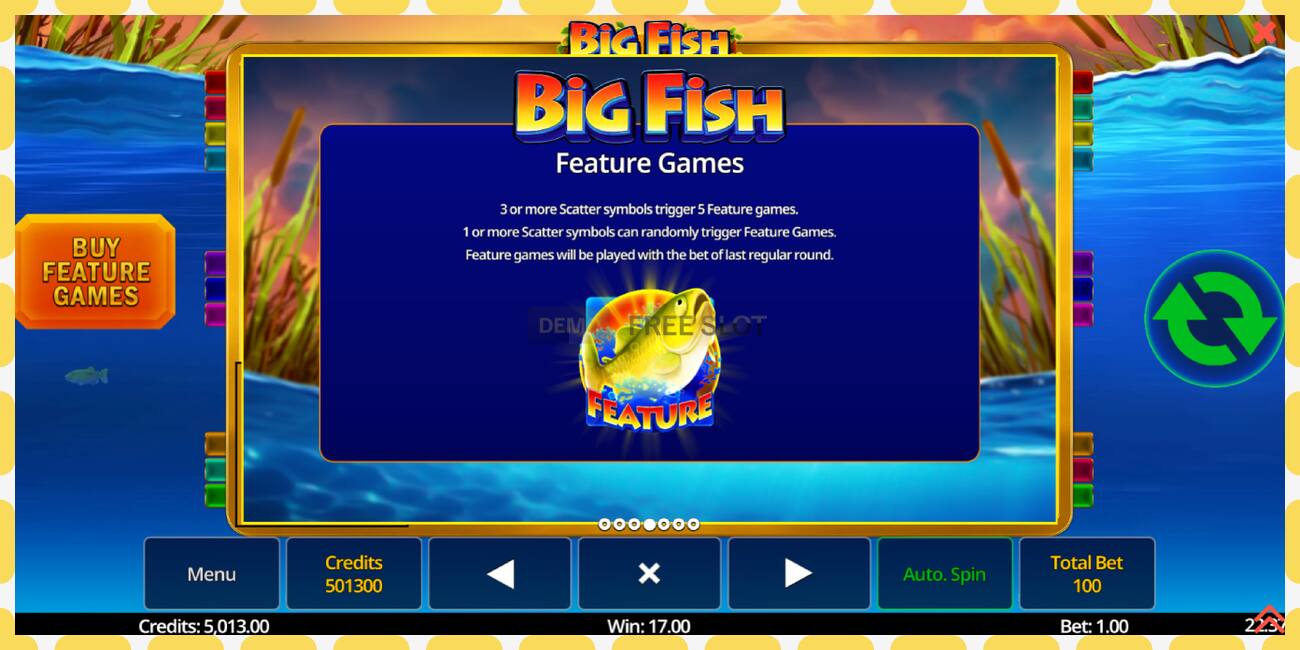 Demo-spor Big Fish gratis og uten registrering, bilde - 1