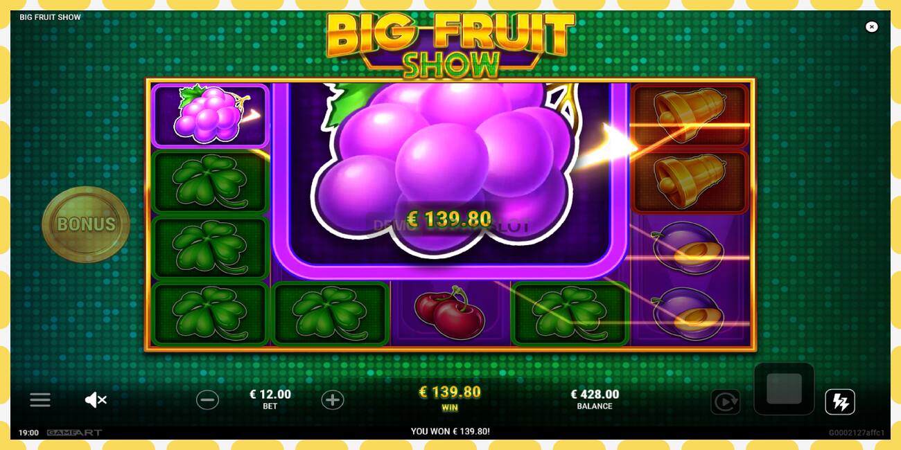 Demo slot Big Fruit Show free and without registration, picture - 1