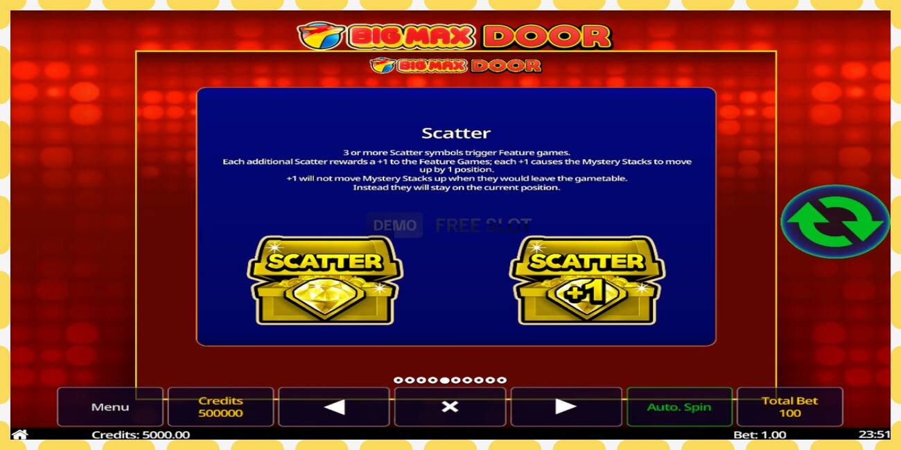 Slot demo Big Max Door gratuit și fără înregistrare, imagine - 1