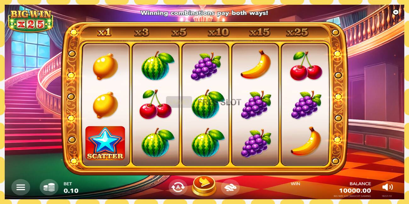 Slot demo Big Win x25 gratuit și fără înregistrare, imagine - 1