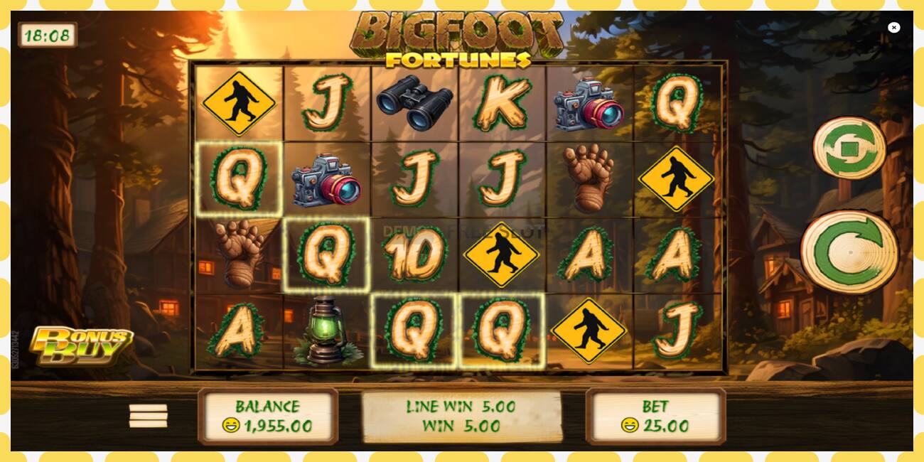 Demo lizdas Bigfoot Fortunes nemokamai ir be registracijos, paveikslėlį - 1