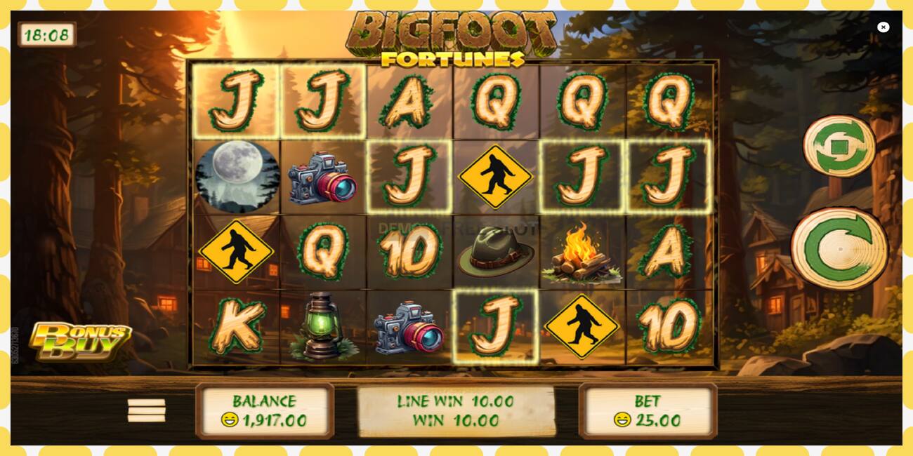 Demo lizdas Bigfoot Fortunes nemokamai ir be registracijos, paveikslėlį - 1