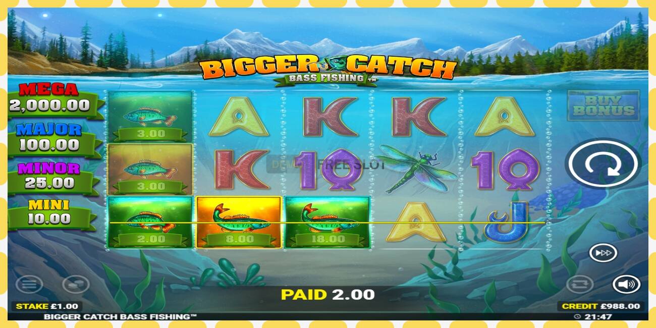 Demo slot Bigger Catch Bass Fishing free and without registration, picture - 1