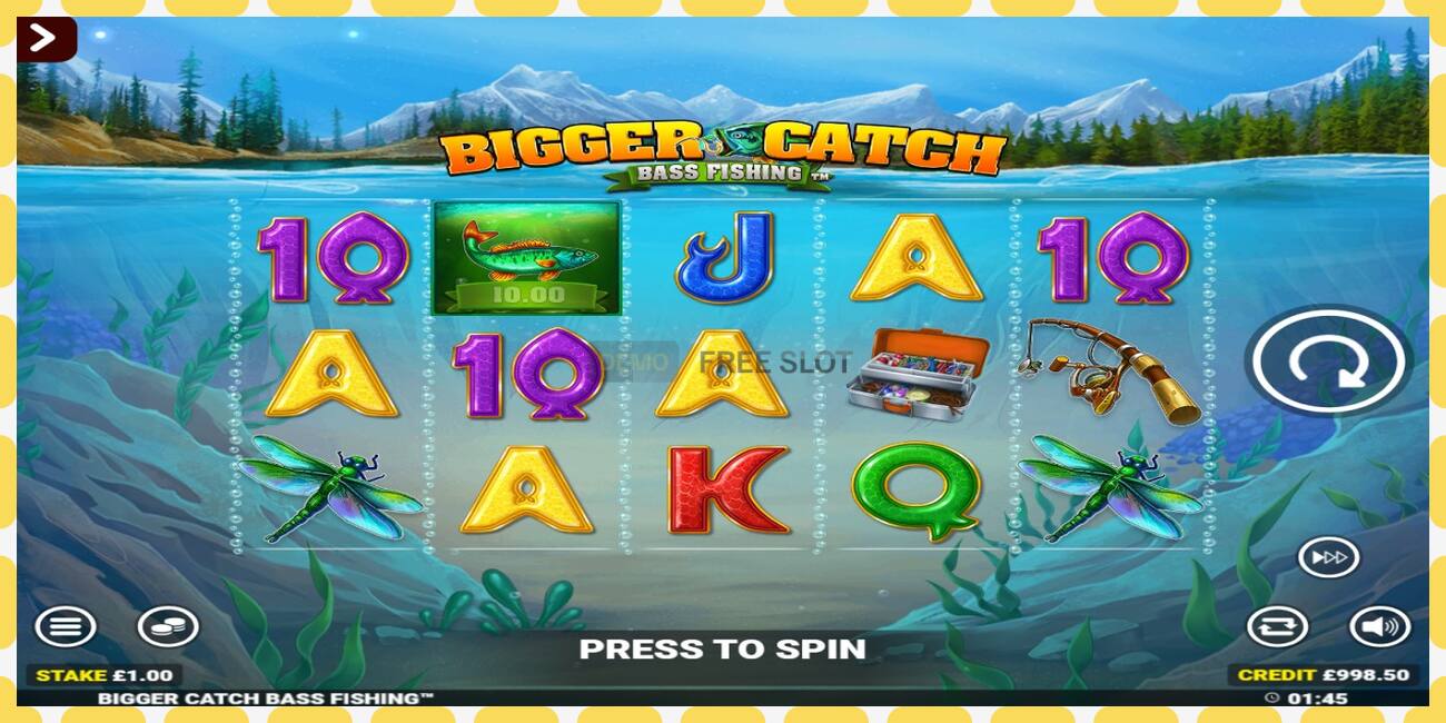 Demo slot Bigger Catch Bass Fishing Rapid Fire Jackpots free and without registration, picture - 1