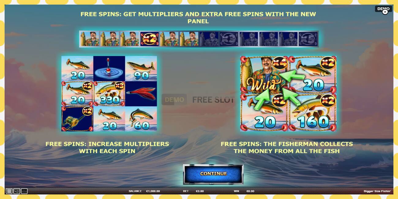 Demo slot Bigger Size Fishin free and without registration, picture - 1