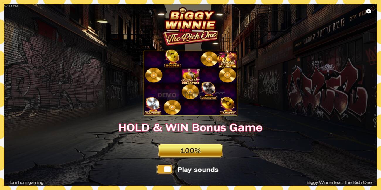 Demo slot Biggy Winnie feat. The Rich One free and without registration, picture - 1