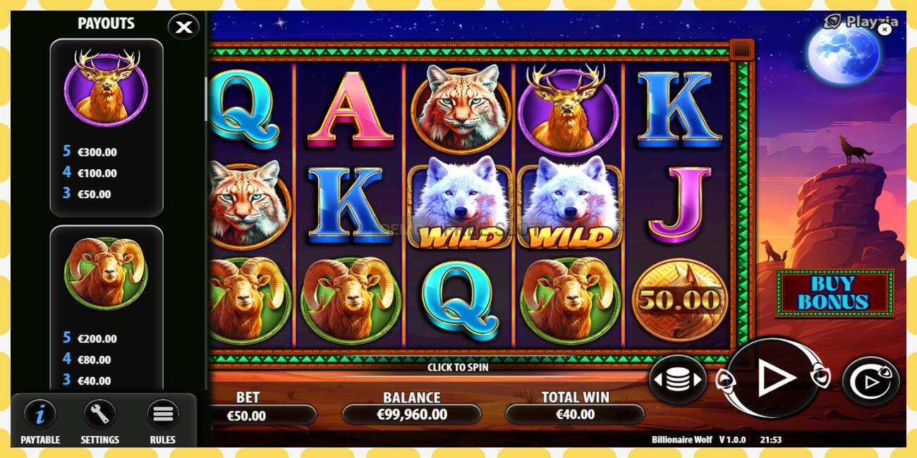 Slot dimostrativo Billionaire Wolf gratuito e senza registrazione, immagine - 1